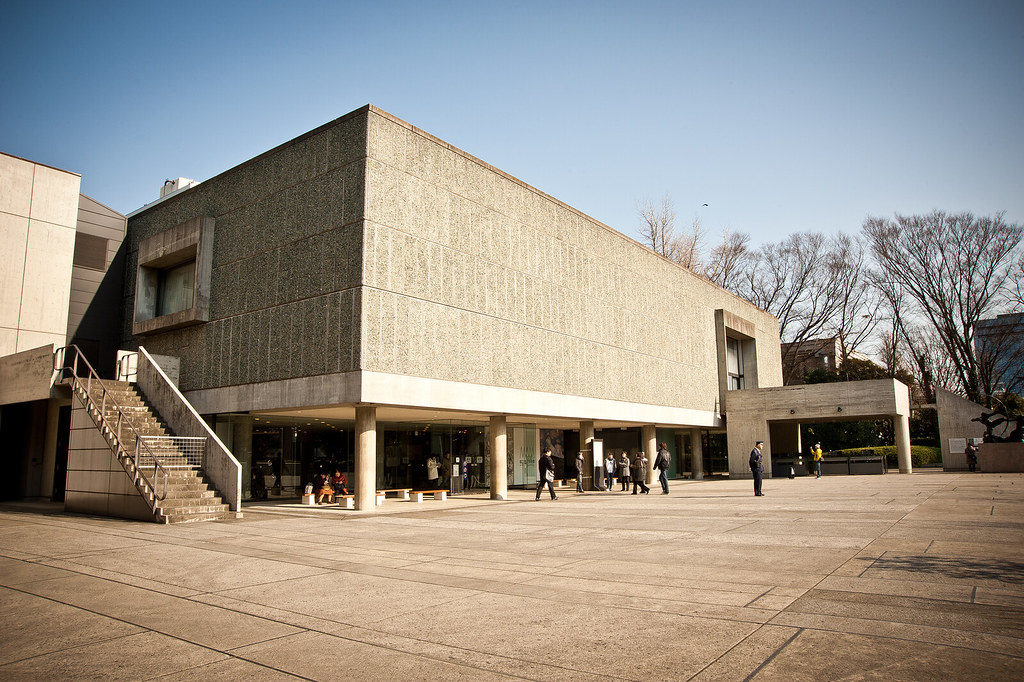 The National Museum of Western Art, Ueno Park, Tokyo. Designed by Le Corbusier