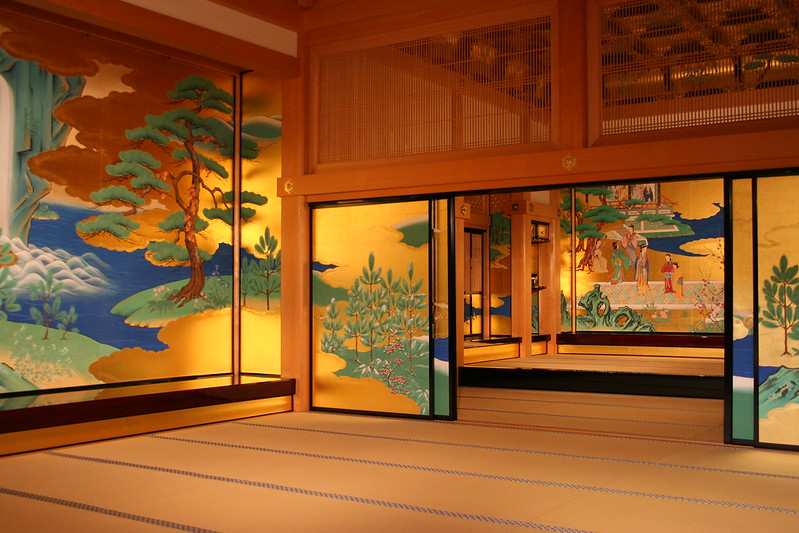 Kumamoto Castle's golden hall