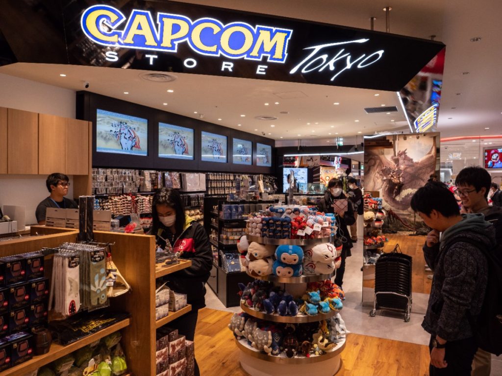 Capcom Store Shibuya Parco in Tokyo Japan