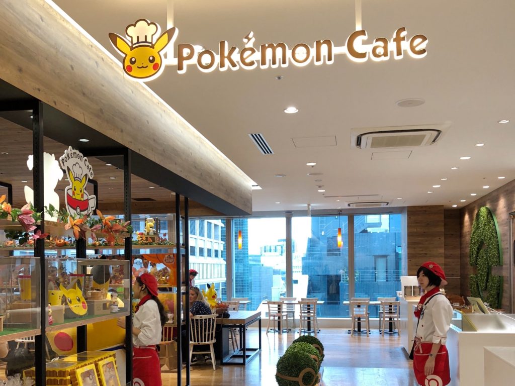 Entrance to the Pokemon Cafe