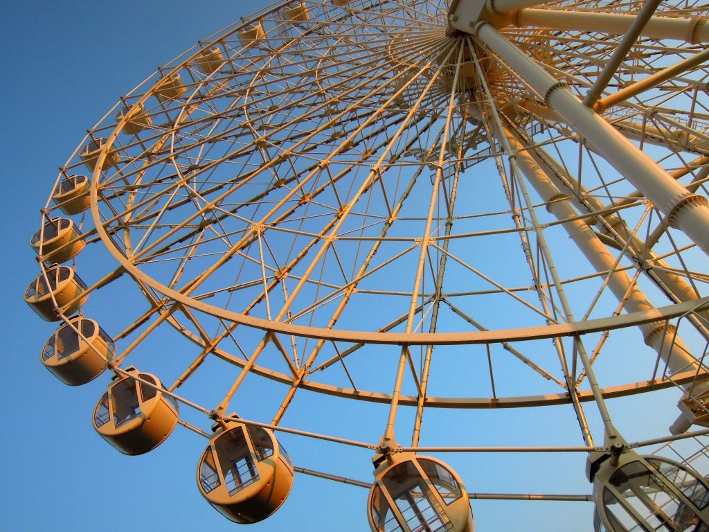 Ferris wheel in Huis Ten Bosch.