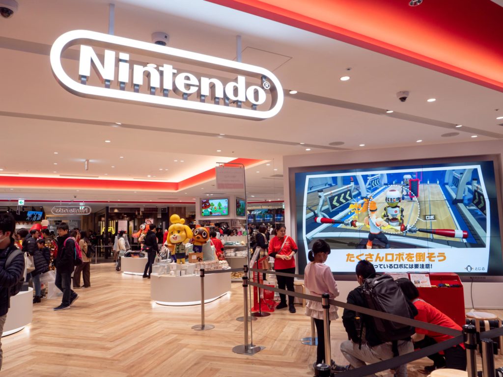 Nintendo Store in Shibuya Tokyo Japan