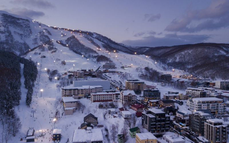 Niseko Ski Village in Hokkaido Japan
