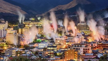 Beppu, in Oita prefecture, Japan's onsen town