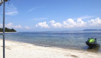 Omi Maiko Beach on Lake Biwa