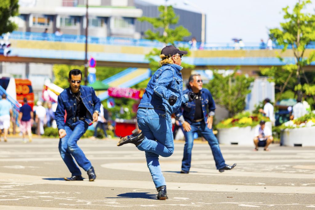 Rockabillly Gang Men Jeans Twist Dance Yoyogi Park