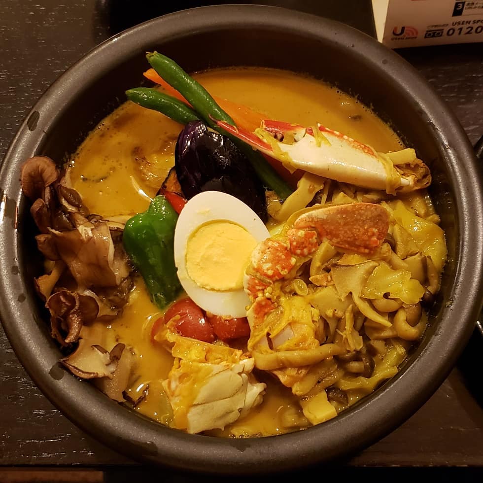 Soup Curry in Hokkaido, Japan