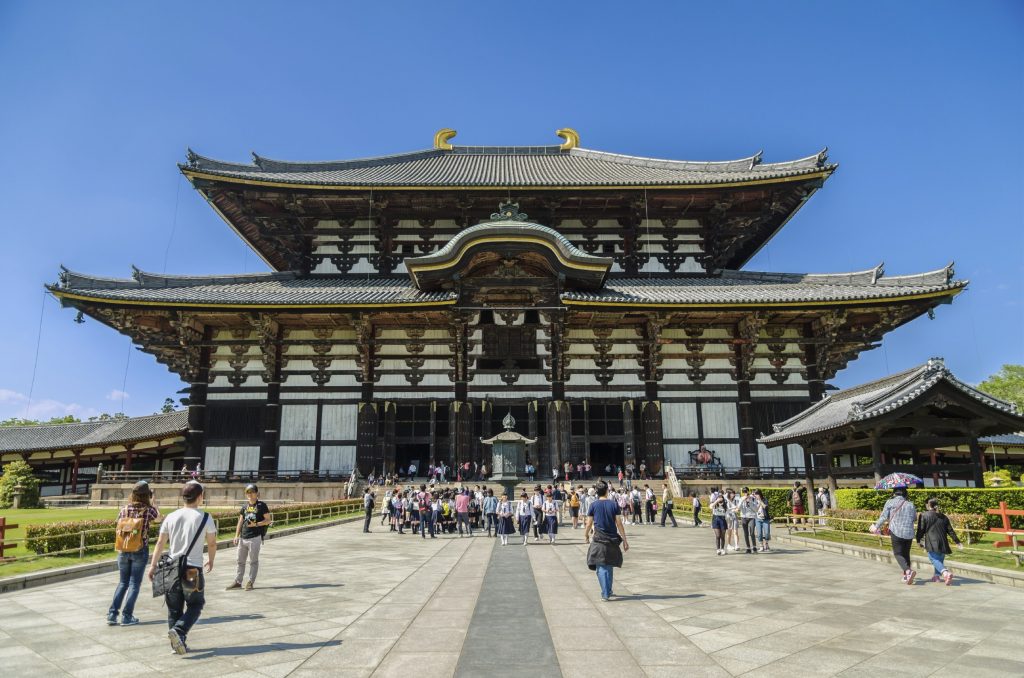 Todai-ji temple in Nara